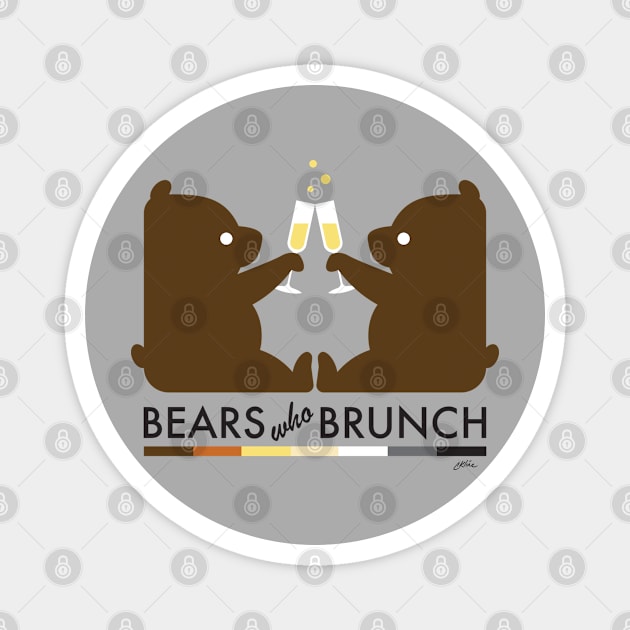 Bears Who Brunch Magnet by CKline